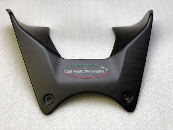 Carbonvani Carbon Fiber Fuel Tank Front Cover for the Ducati Diavel V4 Carbonvani Carbon Fiber Fuel Tank Front Cover for the Ducati Diavel V4